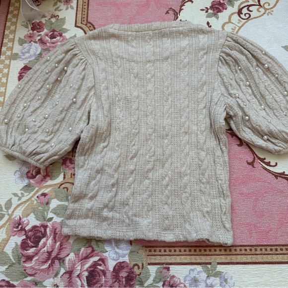 NWT Zara Pearl sweater 💗 - Picture 3 of 3